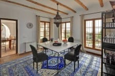 Dining Room, beautiful finca for sale in the pueblo blanco Gaucin