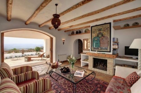 Living Room, beautiful finca for sale in the pueblo blanco Gaucin