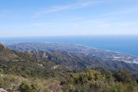 Marbella view afrom La Concha