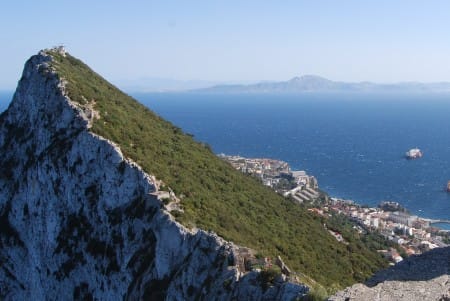 View over Africa from Gibraltar