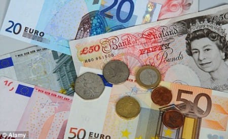 Pounds-euros