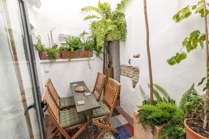 Mediterranean patio in Estepona townhouse