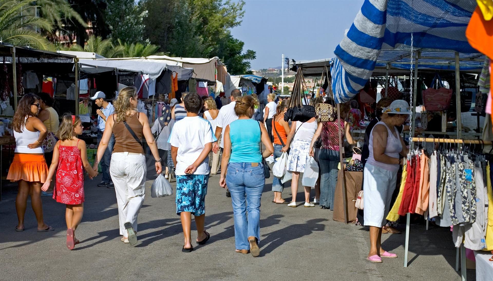 Mercadillos o Rastros al aire libre en Marbella