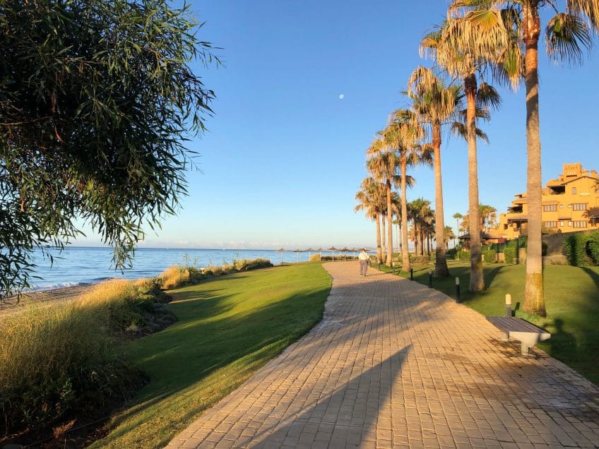 Seafront promenade Estepona