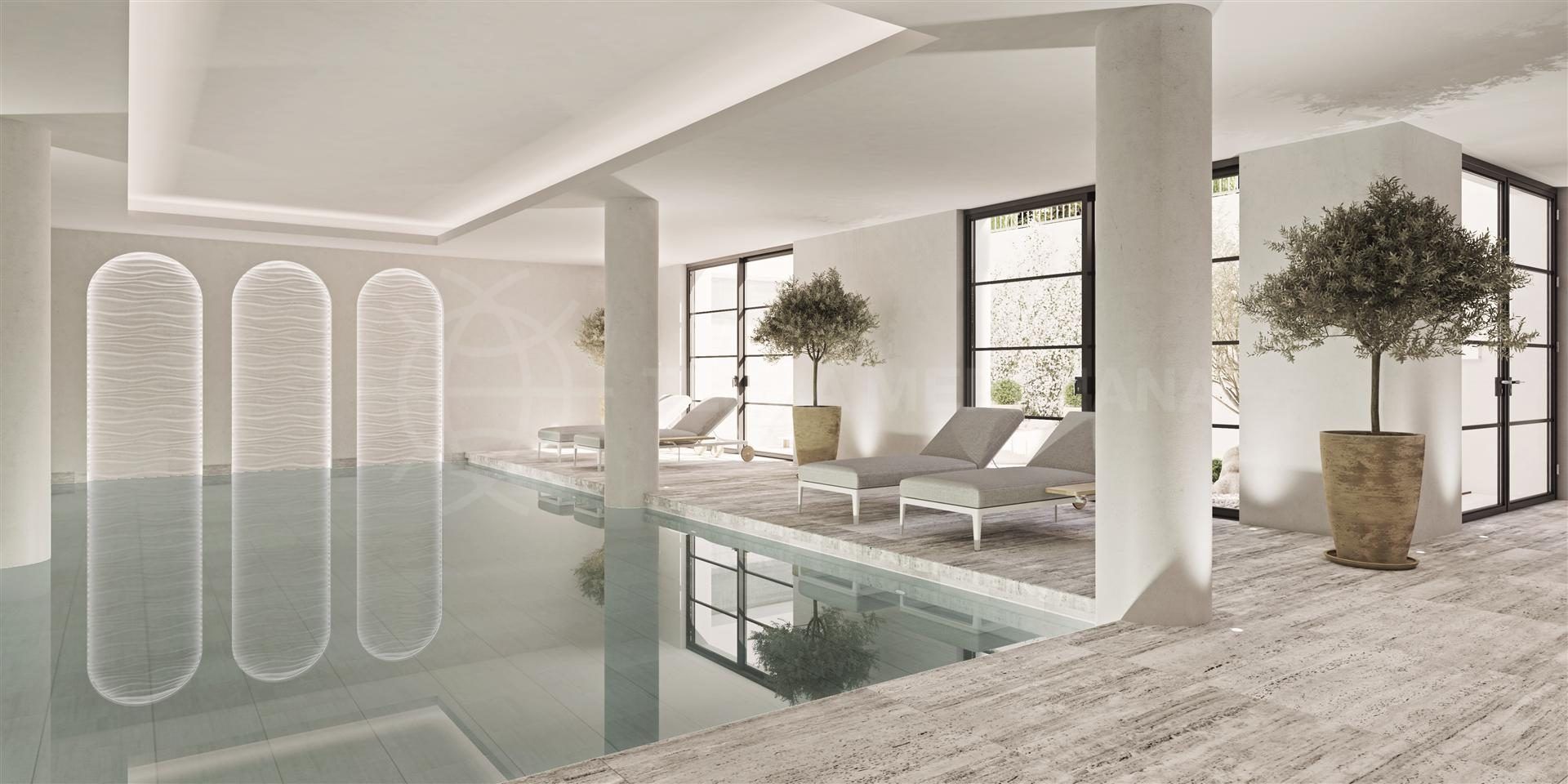 indoor pool of Villa Atrio