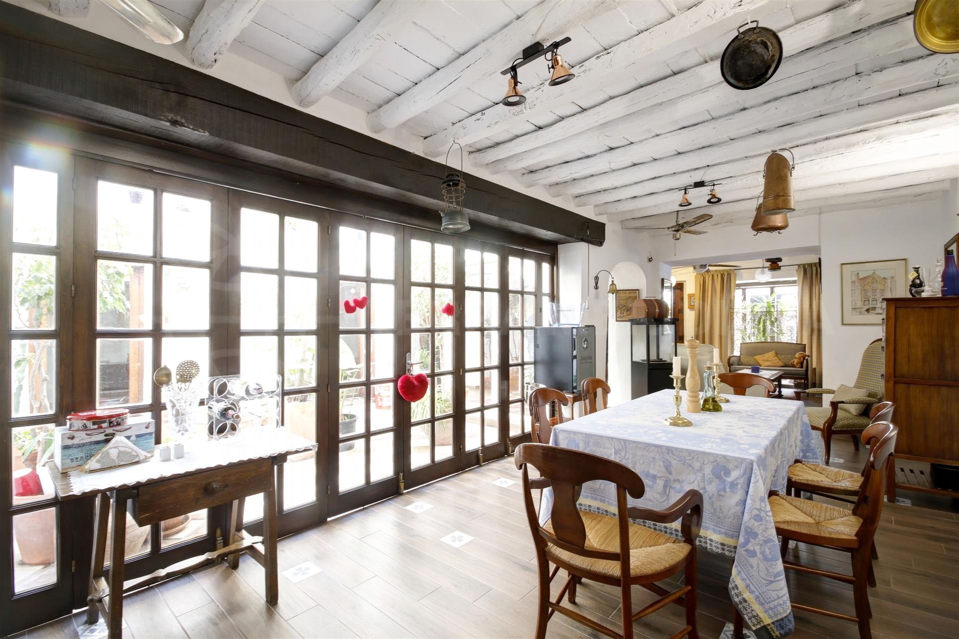 Dining room of townhouse in Estepona