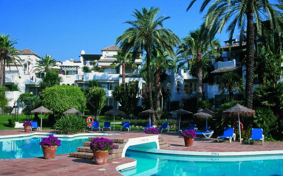 The beautiful gardens of alcazaba beach