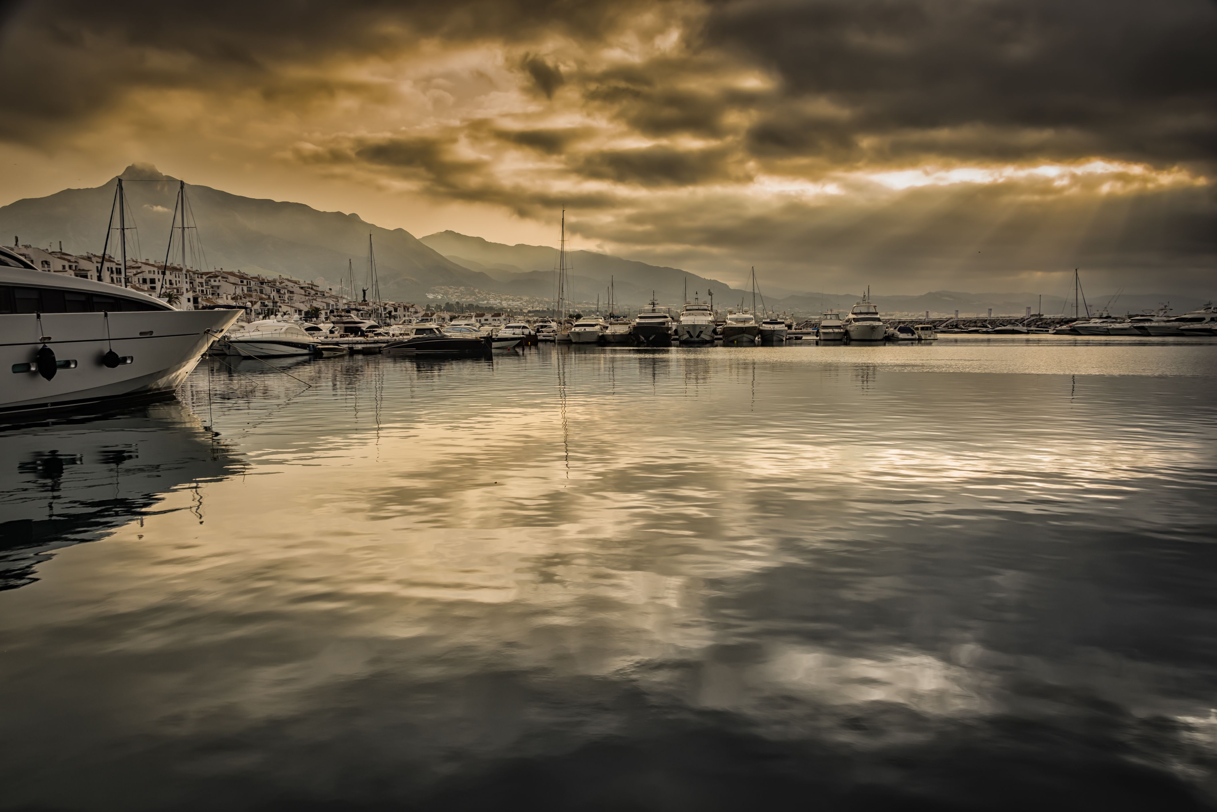 Los días de lluvia en Marbella