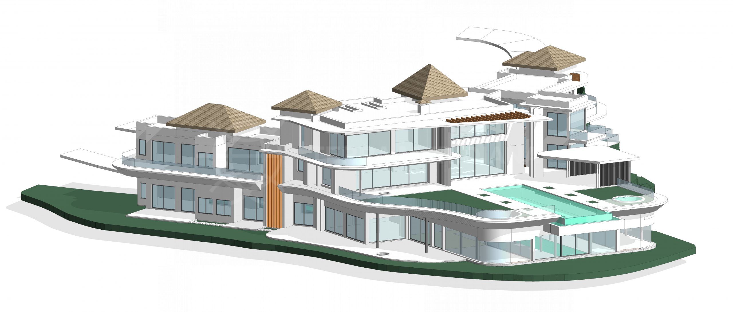 Villa Agata: increíble propiedad contemporánea en La Zagaleta toma forma