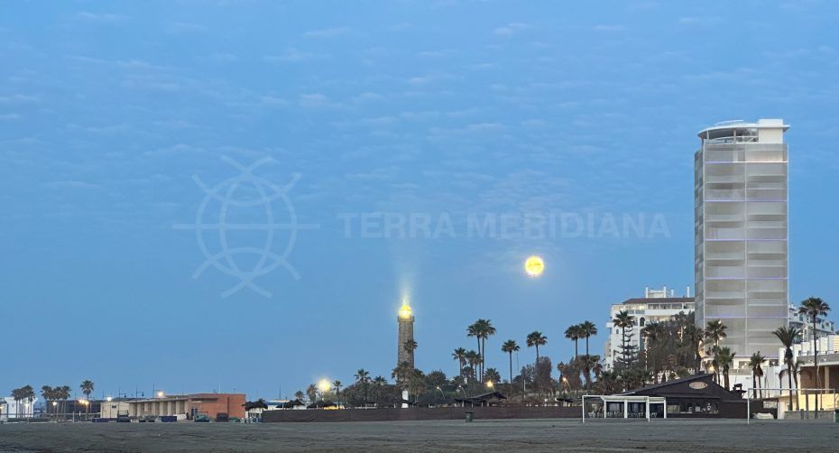 Estepona beach and new tower