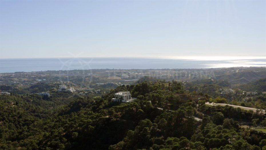 Sea views from La Zagaleta, Benahavis